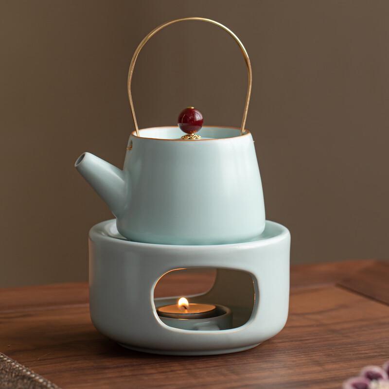 Deou Xingguang Ru Kiln Tea Warmer Set