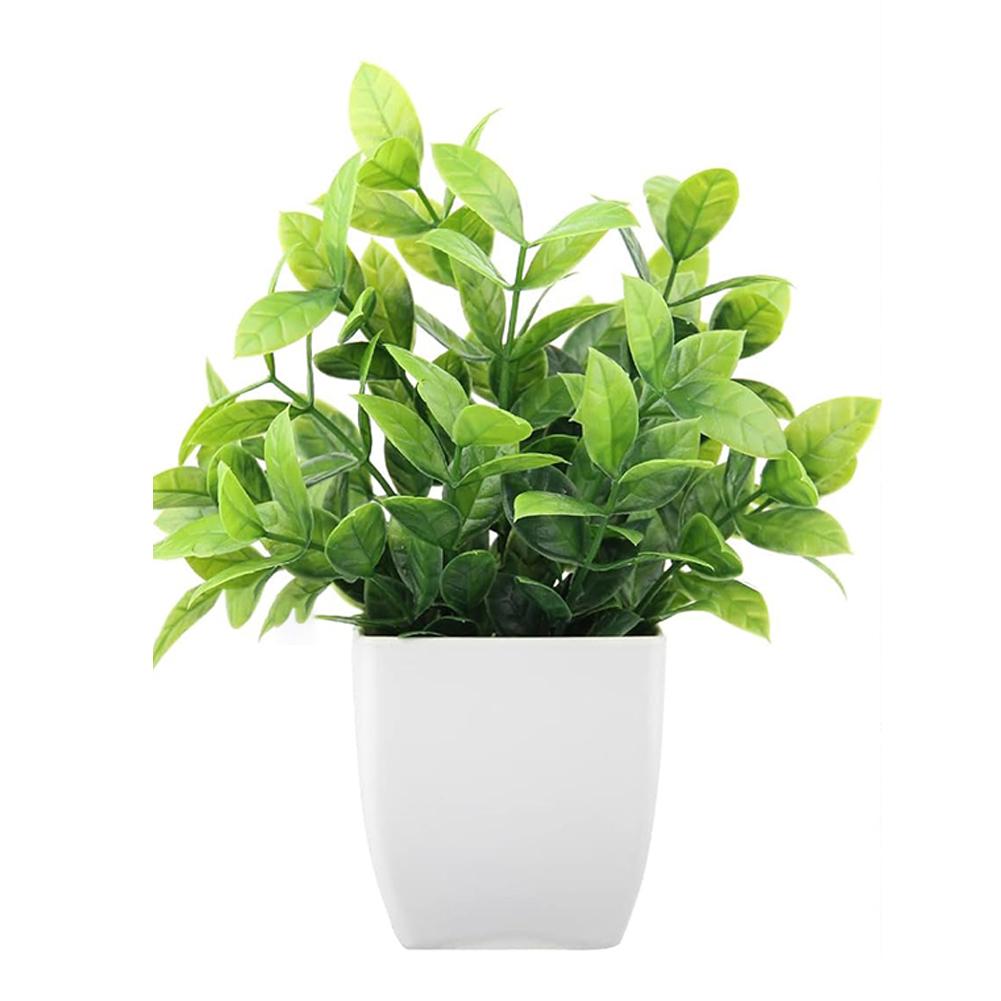 

Simulation Potted Eucalyptus Plant Ornament Artificial Bonsai 18*10*10cm Lavender Eucalyptus Plant Low Maintenance