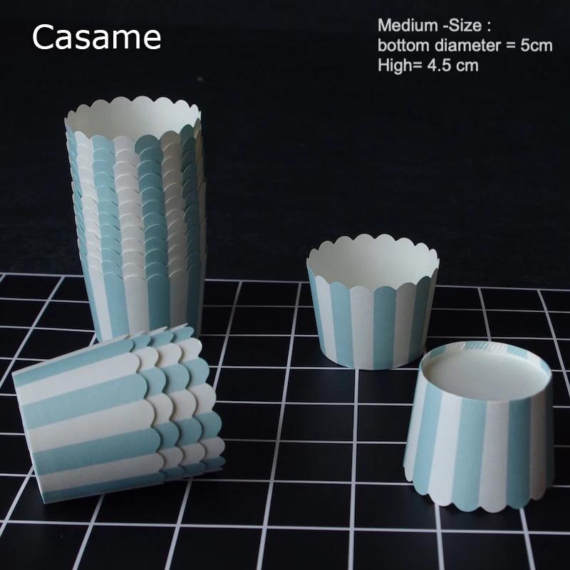 25Pcs Solid Color Baking Cup,Cupcake Liners,Cake Cups Candy Cups Paper Dessert Cups Rainbow Party,Birthday Favor DIY Toppers