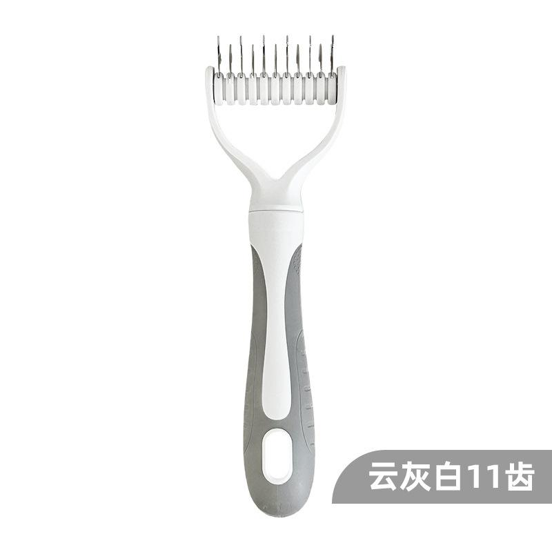 Pet Open Knot Comb Hair Removal Comb Stainless Steel Dog Hair Brush Cat Hair Remover Double Sided Open Knot Comb Pet Supplies