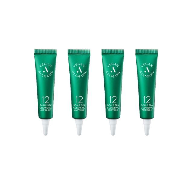 MASIL - ALLMASIL Веганский набор из 12 ампул для спа-очищения кожи головы 15ml x 4 pcs