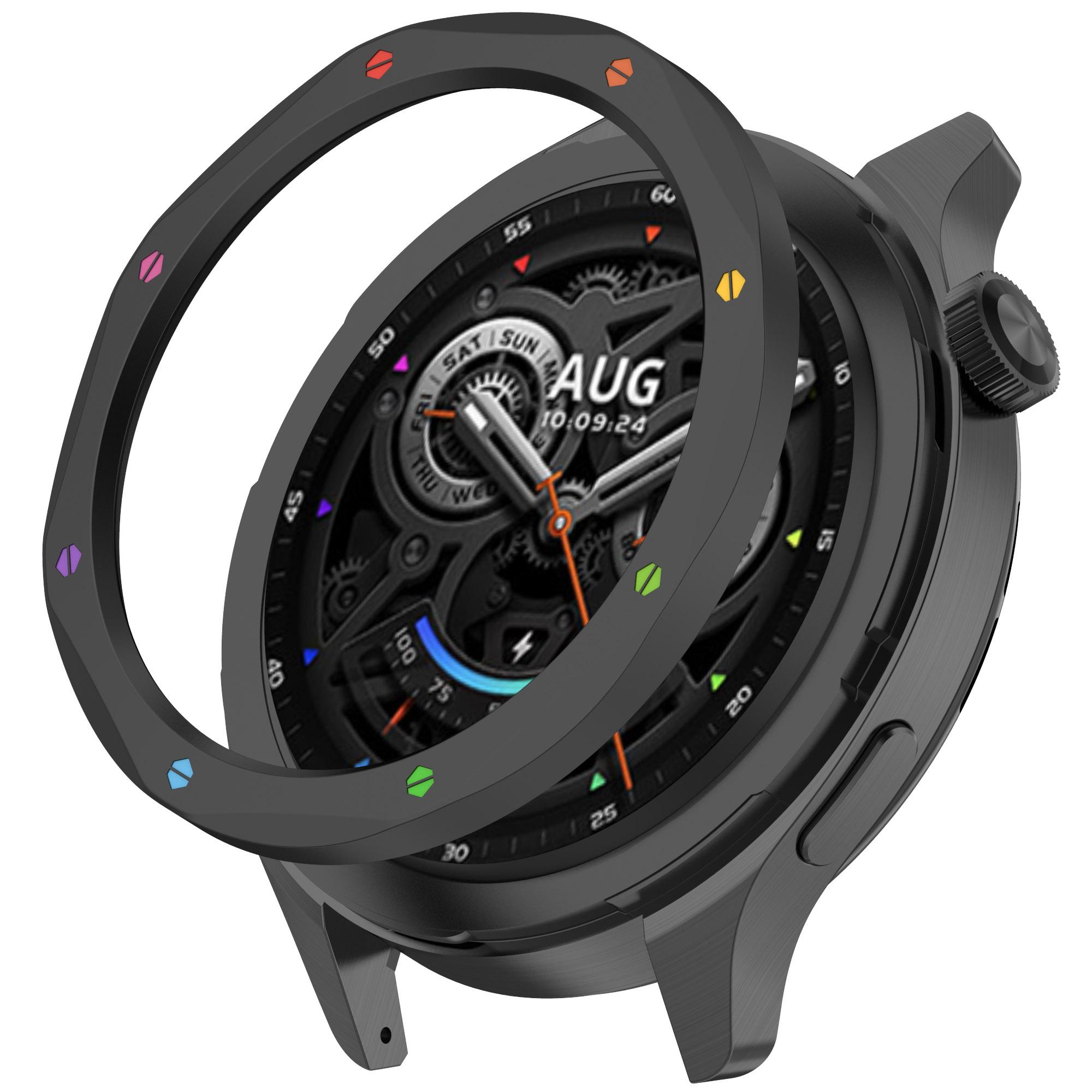 

For Xiaomi Watch S4/S4 eSIM Version/S3/S3 eSIM Version Bezel Ring 316 Stainless Steel Bezel Loop Cover A