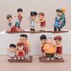 5 قطع سلاام دانك ساكوراجي هاناميتشي روكاوا كيدي مجسم أنمي نموذج تمثال مجموعة ديكور سطح المكتب للأولاد زينة ألعاب هدايا