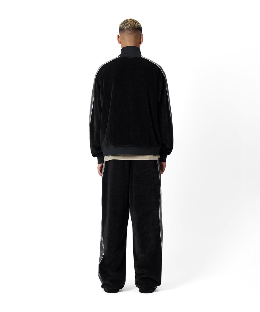 CHAMPION Velour Track Jacket Black