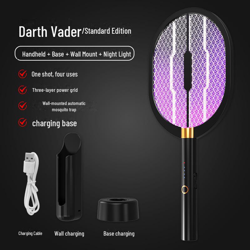 Black Warrior Mosquito Killer: 3-in-1 Electric Swatter, Fly Swatter, and Black Knight Mosquito Killer Lamp.