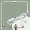E27 Lamp Base Holder With Switch Wire EU Plug 1.8m Power Cord Cables For Pendant Led Bulbs Fixture Hanglamp Suspension Socket