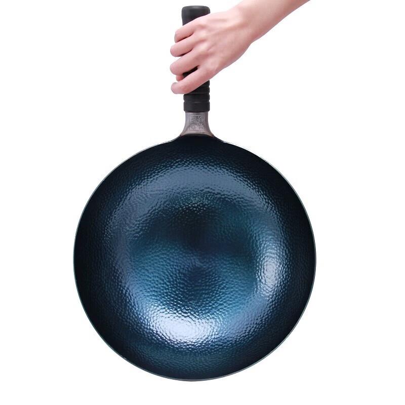 Zhangqiu Handmade Forged Iron Wok, 32cm