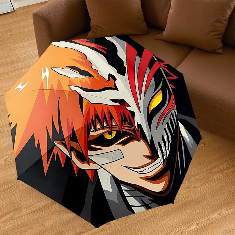 1PC Anime Character Umbrella-8-Rib Reinforced, Automatic Open, Lightweight & Durable, Cute Fashion Accessory for Outdoor-P2679