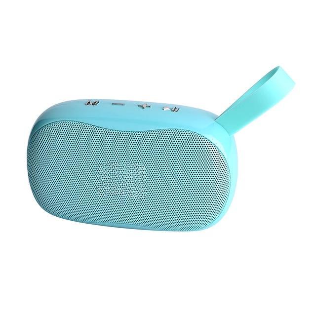 Moda mãos-livres Mini USB Bluetooth-compatível alto-falante portátil subwoofer surround alto-falantes externos suporte rádio FM microfone