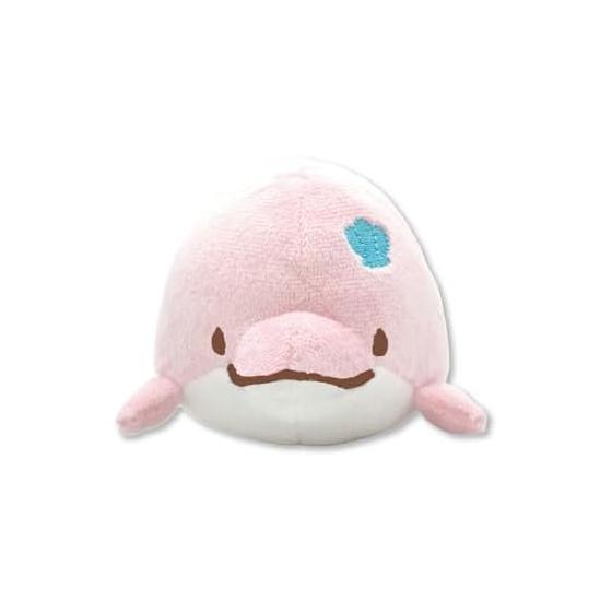 Miiruka Yuruuka Series Pink Dolphin Plush Toy 15cm Fluffy Mini Character 12467