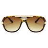 XaYbZc Markendesign Herren Sonnenbrille Vintage Männlich Quadratisch Sonnenbrille Luxus Verlauf Sonnenbrille UV400 Shades gafas de sol hombre