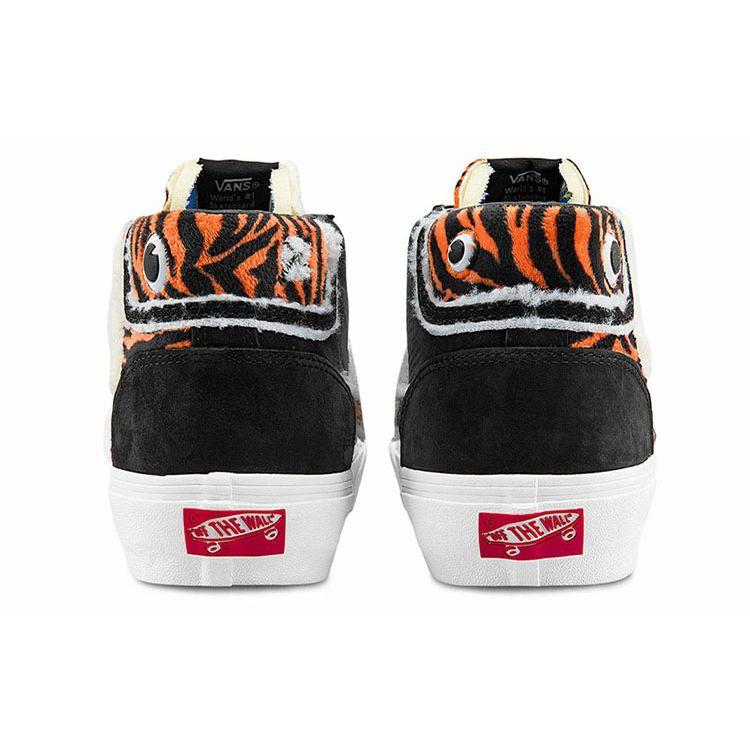 Vans Mid Zoo Skool VLT LX Unstuffed Animal - Tiger Unisex Sneakers Black VN0A7Q4S91U