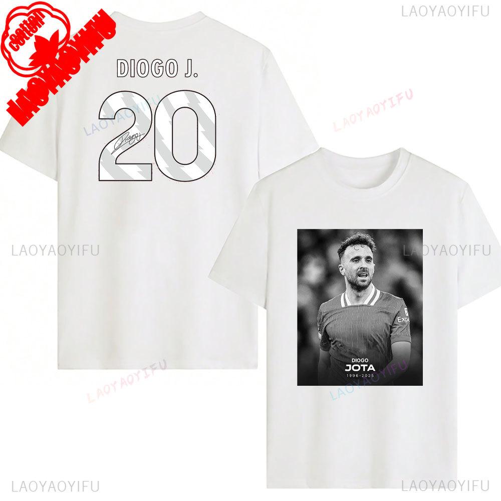 RIP Diogo Jota Tričko Odpočívej v pokoji Diogo Jota Trička Pocta fotbalové legendě Tričko 1996-2025 Pamětní tričko Dárek pro fanouška Bavlněná trička