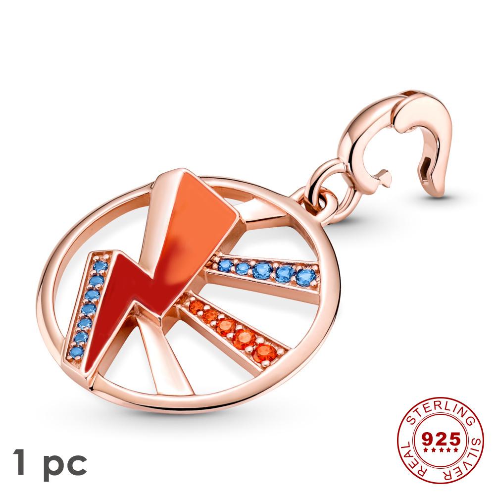 Novo Real S925 Prata Esterlina Me Charm Unicórnio Estrela Hoop Bead Fit Original Me Pulseiras Mulheres Coração Jóias Para Presente