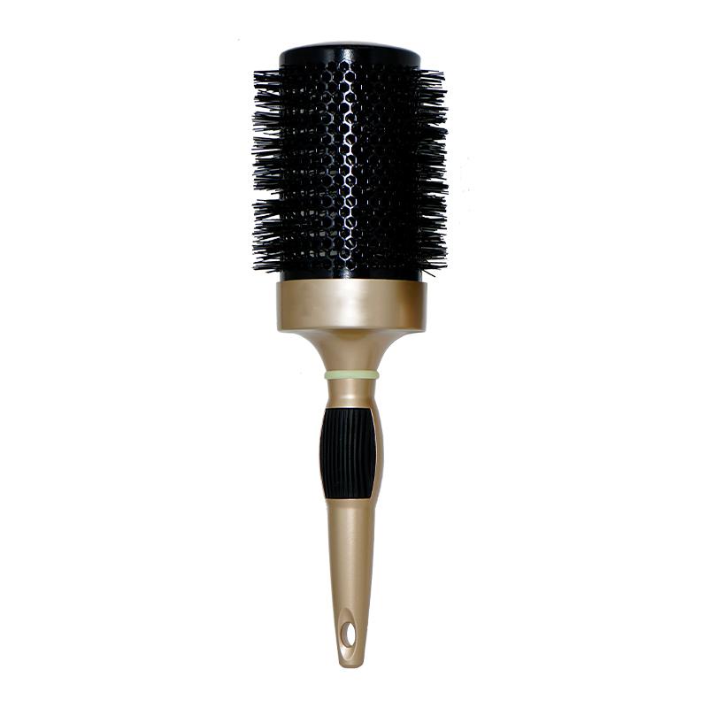 Hair Styling Hair Brush Nylon Comb Thermal Aluminum Tube Round Barrel Hair Comb Professional Salon Hair Brush Hair Rollers Tools