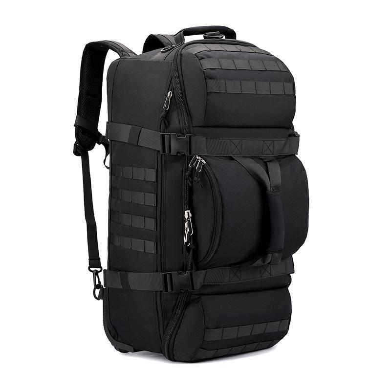 Foldable Cross-Border Wheeled Backpack: Multifunctional Travel & Sports Bag for Men and Women