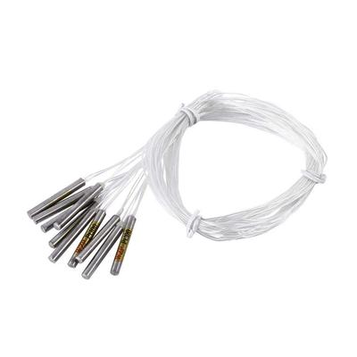 Akozon Temperatursonde PT100 Wasserdichte Sensorsonde Temperaturregler (10 Stück)