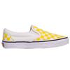 Vans Slip-On Series Comfortable Casual Low-Top Canvas Shoes Unisex Sneakers Yellow White Checkered VN0A4BV3VXL