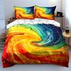 Colorful Abstract Three-Piece Decor Multiple Sizes Kid'S And Adults' Bedroom Exquisite 3Pc Bedding Set, Gift