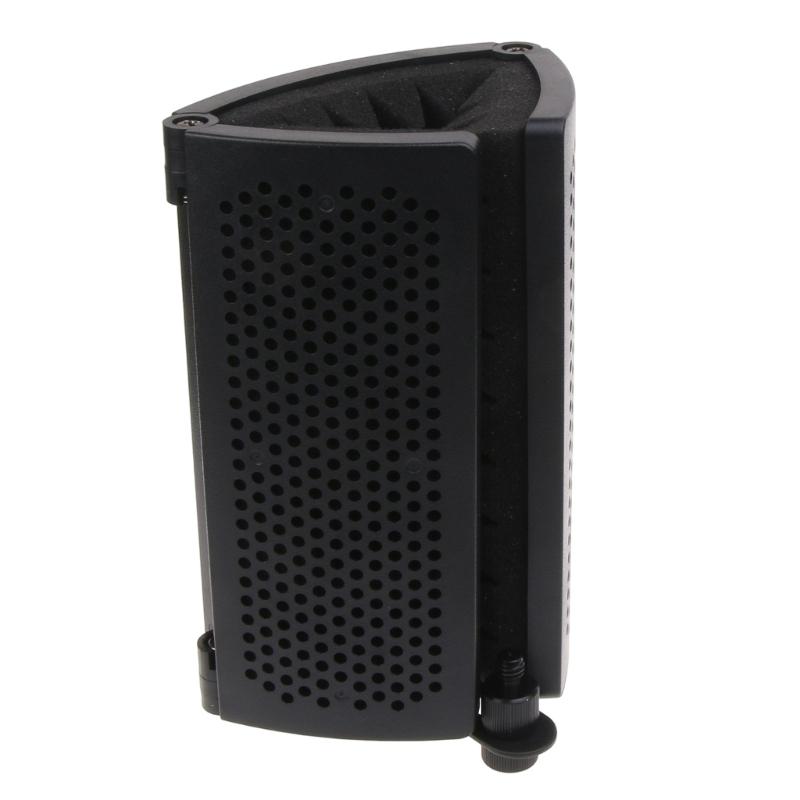 Microphone Isolation Shield Studio Recording Shield High Density Reflection Filter Foam Soundproof Microphone Shield