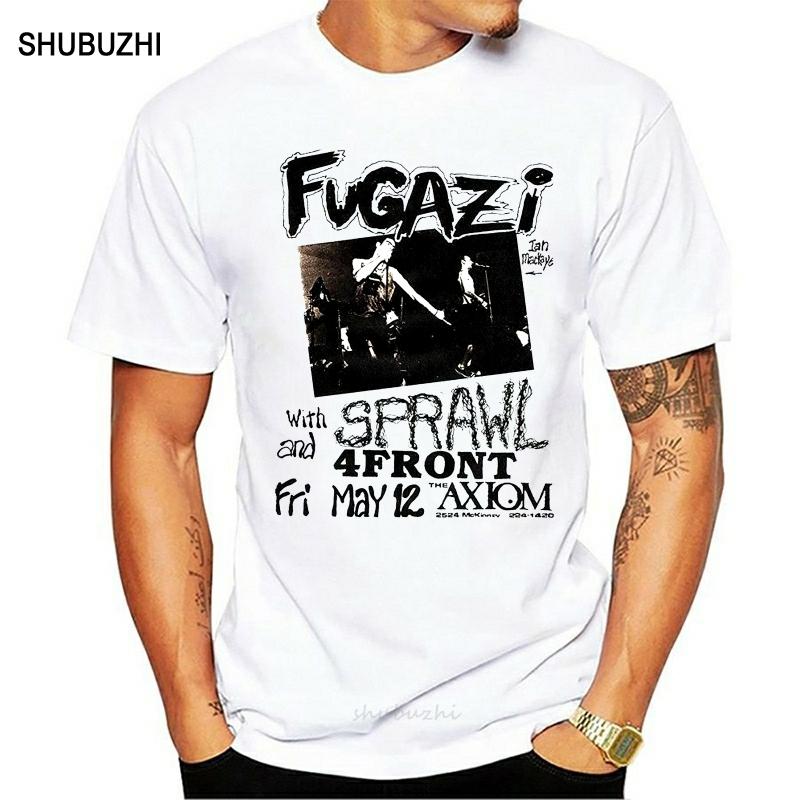 

Men Adult Slim Fit T Shirt Sxxl Manrv Mens Fugazi Guy Ian Joe Brendan Tshirt Size L White 4XL