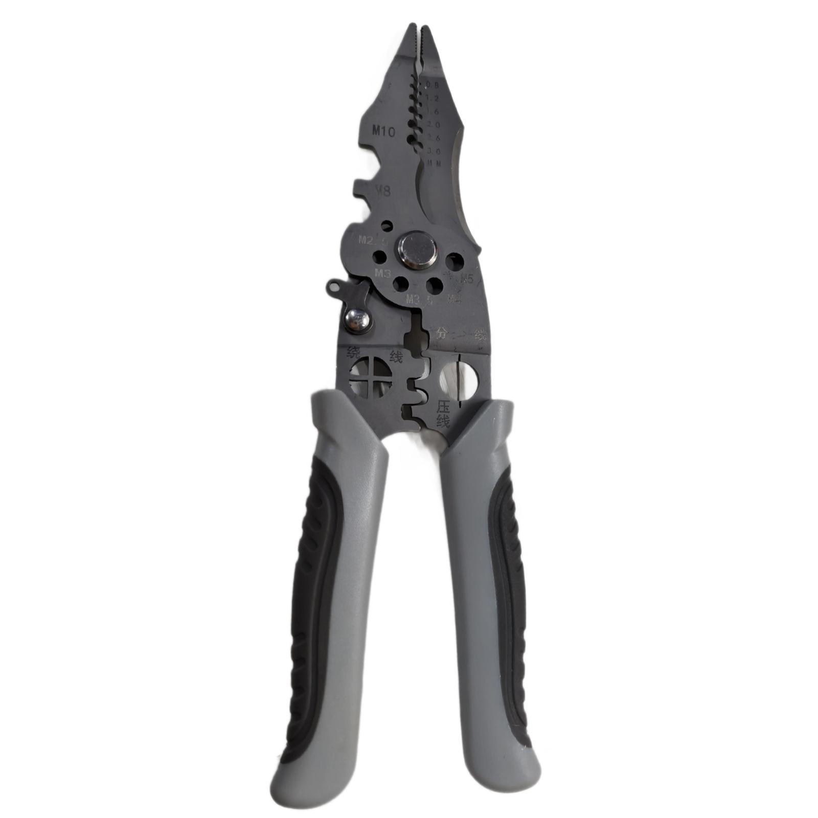 Professional Electrical Wire Stripper Tools Stainless Steel Wire Strippers Wire Cutters for Stripping Crimping Cutting
