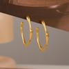Chic Retro Irregular Earrings: High-End Silver Needle for Versatile Style