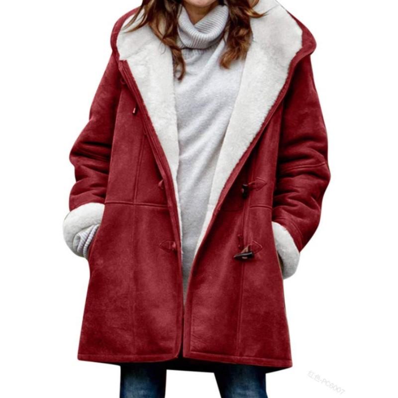 Women Winter Vintage Solid Casual Loose Jacket Autumn Female Plus Size Outerwears Tops
