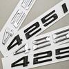 3D ABS Car Letters Logo 425i 425d Badge Emblem Sticker Rear Trunk Decals For BMW 4 Series 425i 425d Tail Marking Accessories