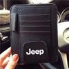 Car Sun Visor Organizer Storage Bag Sunglasses Case For Jeep Grand Cherokee Wrangler JK Gladiator Compass Renegade Patriot Liber