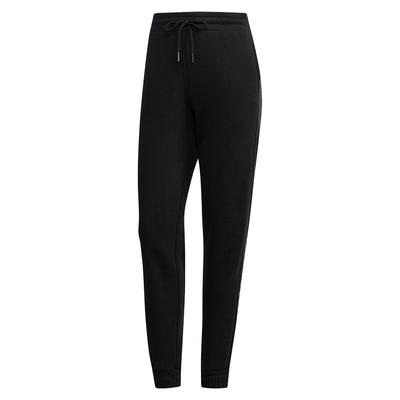 Sports Lifestyle Series Lässige Schnür-Jogginghose Warme Fleece-Strick-Jogginghose Damen Jogginghose Schwarz EI4322