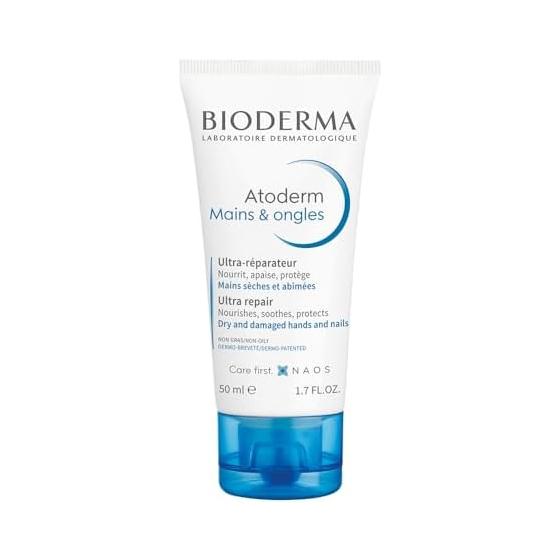 [Genuine Product] Bioderma Atoderm Hand Cream 50mL Hand Cream for Dry Skin (Can be used by children, can be used by the whole family, hypoallergenic,