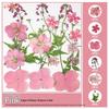 Handmade Pressed Flower Bookmark and Epoxy Sticker Pack with Real Leaf and Plant Specimens for DIY Face Makeup.