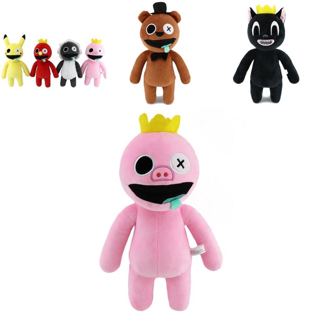 Rainbow Friends Chapter 2 Plush Toy Collection- Featuring Demon Vampire Piggy Omega Cyclops Friends