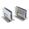 2Pcs Glass Door Hinge Heavy Duty Glass Door 90 Degree Hinges Durable Stainless Steel Bathroom Gate Clamp for Bathroom