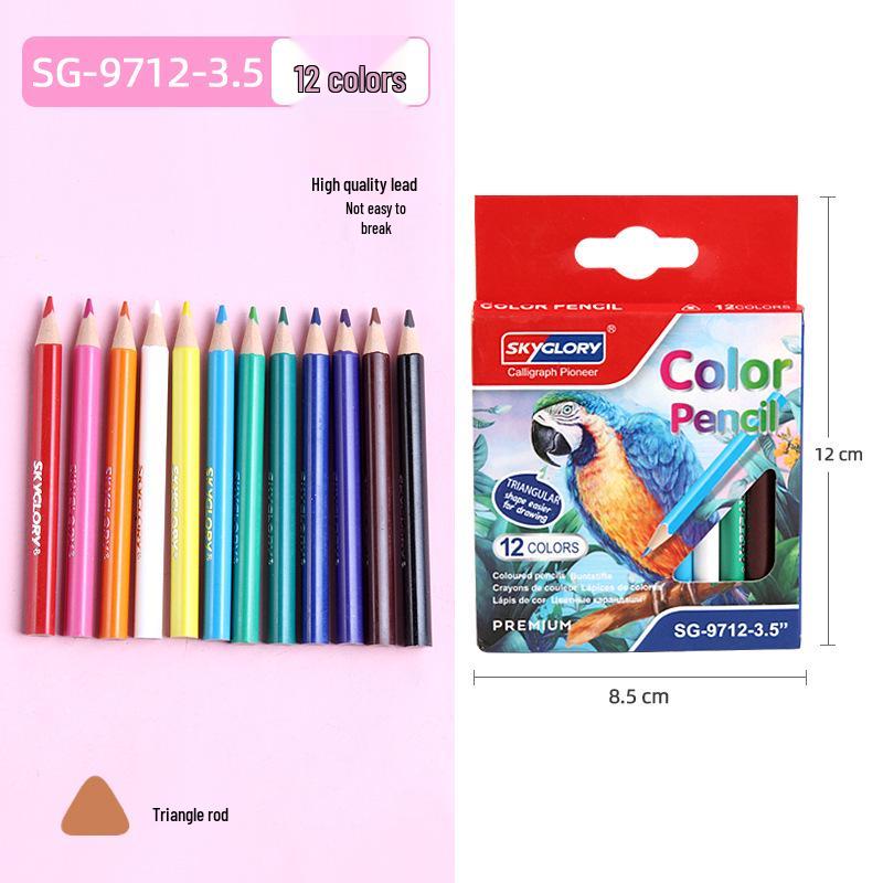 Professional Drawing Set: 120 Water-Soluble Oil-Based Colored Pencils (72 + 36 + 48 Colors)
