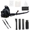 Leaf Blower, 63CC Gas Powered Backpack Blower, 2-Stroke Snow Blower for Lawn Care Yard Dust Debris (Black)