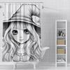 Home Shower Curtains For Bathroom Waterproof Fabric Modern Nordic Style Living Room Curtain Halloween Autumn Pumpkin Decoration