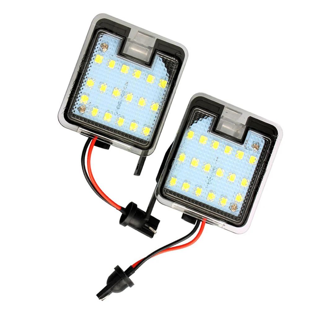 1/2Pcs 18 LED Beads LED Mirror Light Canbus Under Side Mirror Light For Ford SMax CMax Kuga Escape Monde Focus Grand Accessories