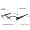 Vintage Cat Eye Glasses TR90 Frame Blue Light Blocking Eyewear Slim Browline Design Unisex Optical Spectacles Clear Lens