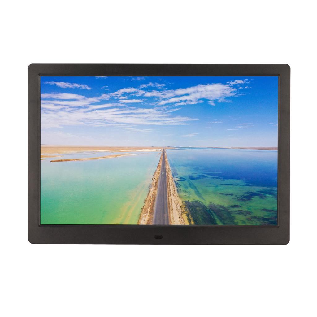 15.6 Inch LCD Digital Photo Frame HD 1920x1080 Large Storage Electronic Picture Frame Black