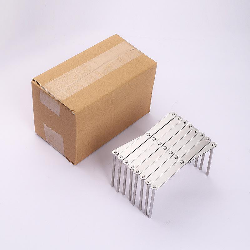 Adjustable Stainless Steel Kitchen Pot Lid & Dish Storage Rack