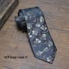 Men's Elegant Floral Pattern Tie: Fashionable Wedding & Banquet Accessory