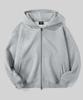 Verdnt Two-Way Metal Zipper Sweat Hoodie Zip-Up [Grey]
