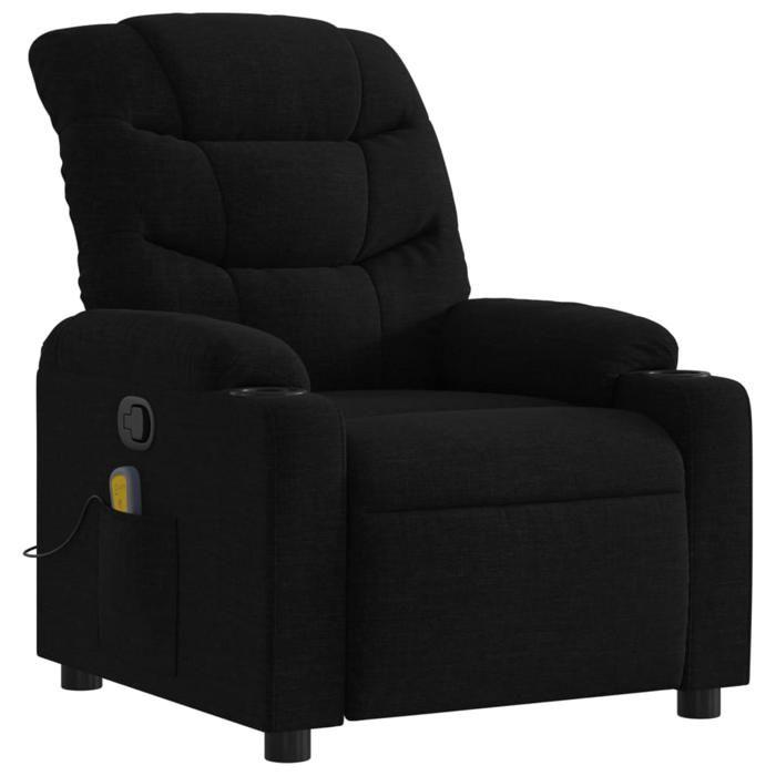 VidaXL Fauteuil de Massage Inclinable, Chaise avec Repose-pieds, Siège avec Dossier et Accoudoirs Salle de Séjour, Moderne, 374158