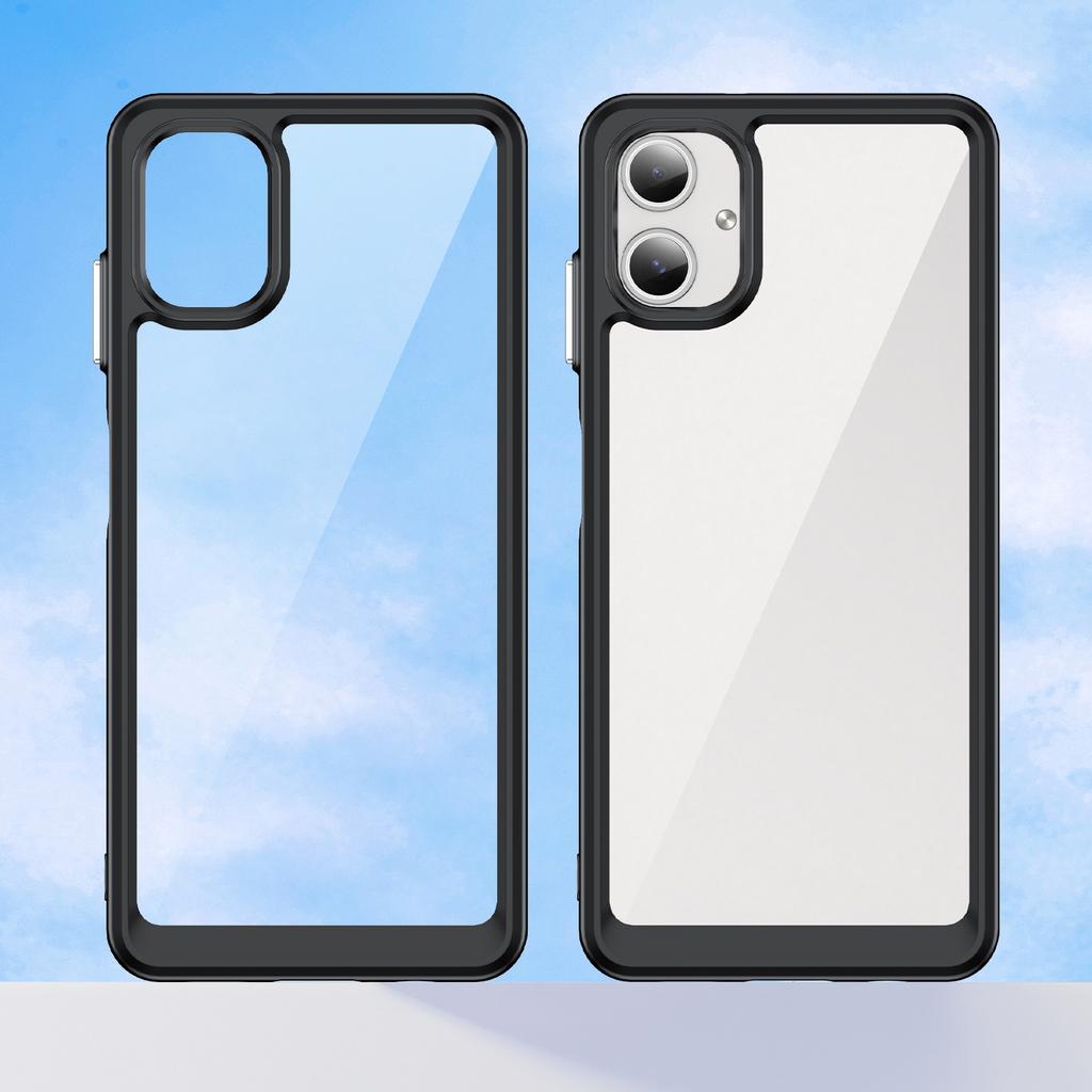Für Samsung Galaxy A06 4G Stoßfeste Hülle TPU + Acryl Schutz Klare Handyhülle