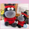 Plush Black Horse Toy With Pp Cotton Filling For Kids And Collectors