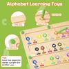 Magnetic Alphabet Maze for Toddlers: Montessori Toys for 3+ Year Old, Learning Color and Number Sorting, Fine Motor Skills, Educational Toy for