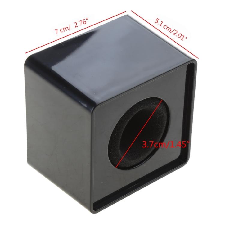 Cube Square Interview Box Microphone Logos TV Station Flags Portable Holder
