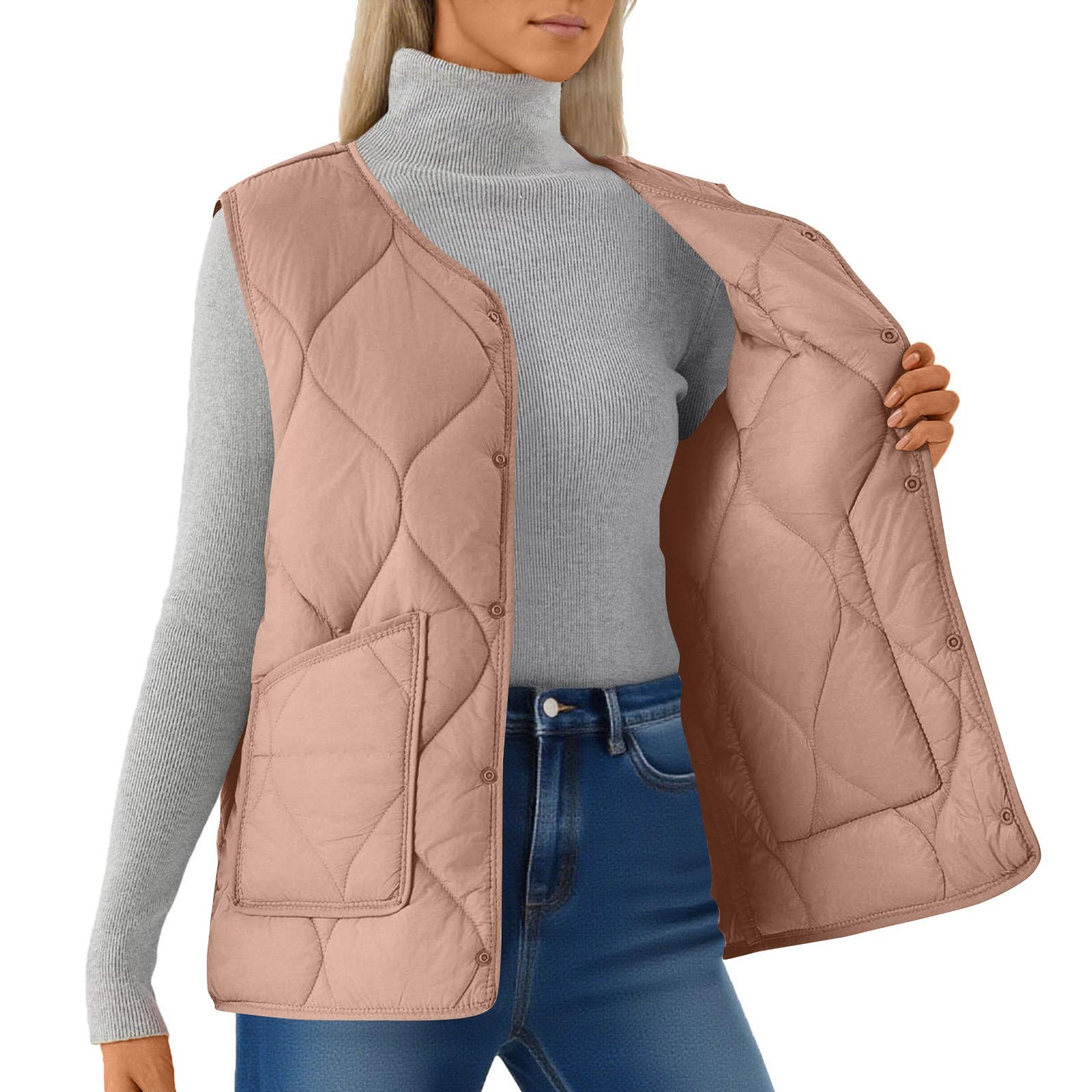 

Женская модная легкая куртка с воротником-стойкой, многоцветное пальто на молнии и пуговицах XL арбуз красный